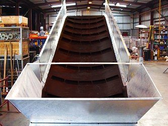 Heavy duty trough belt conveyor image